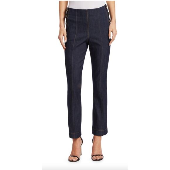 COPY - CINQ À SEPT Chantal Denim Sailor Ankle Jeans Size 4 - Picture 11 of 11